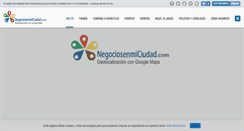 Desktop Screenshot of negociosenmiciudad.com