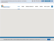 Tablet Screenshot of negociosenmiciudad.com